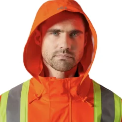 Helly Hansen Workwear Safety Shoes|Work Outerwear<Alta 2.0 Hi Vis Rain Jacket CSA Orange