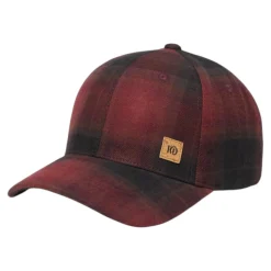 Tentree Belts|Hats And Caps<Cork Icon Elevation Hat Deep Burgundy/Storm Plaid