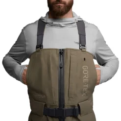 Sitka Waders And Wading Boots|Fishing Shirts And T-Shirts<CrossCurrent Zip GTX Wader BBR-BARKBR