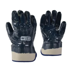 10/4 Job Safety Equipment|Safety Shoes<Flannel-Lined Nitrile Gloves Blue