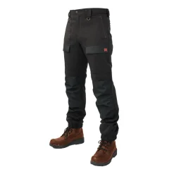 Tough Duck Safety Shoes|Work Outerwear<Free Flex Jogger with Tapered Leg Black