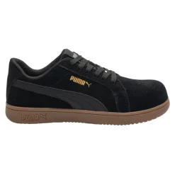 Iconic Suede Black Low Composite Toe Safety Shoes