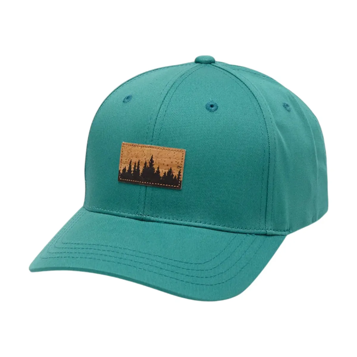 Tentree Belts|Hats And Caps<Juniper Cork Patch Elevation Hat Tidal Teal Cork Patch