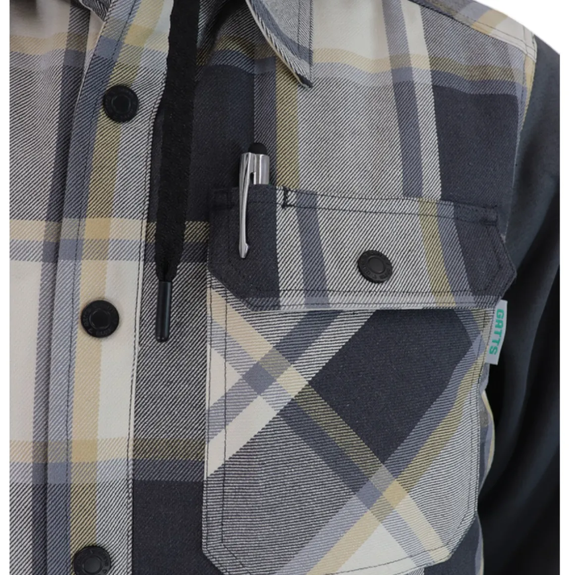 Lined Shirt with Hood