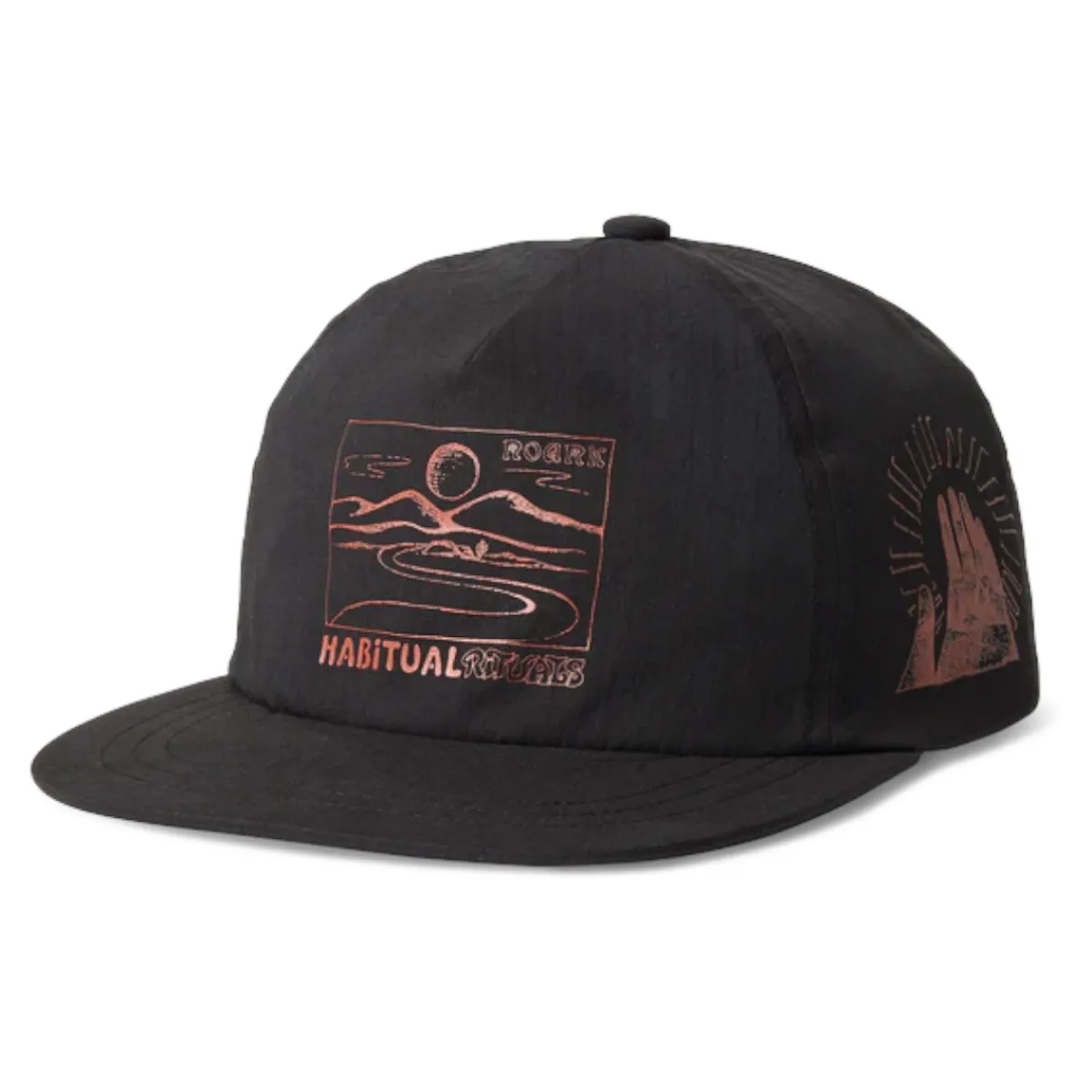 Roark Belts|Hats And Caps<Mathis 5 Panel Strapback Cap Black