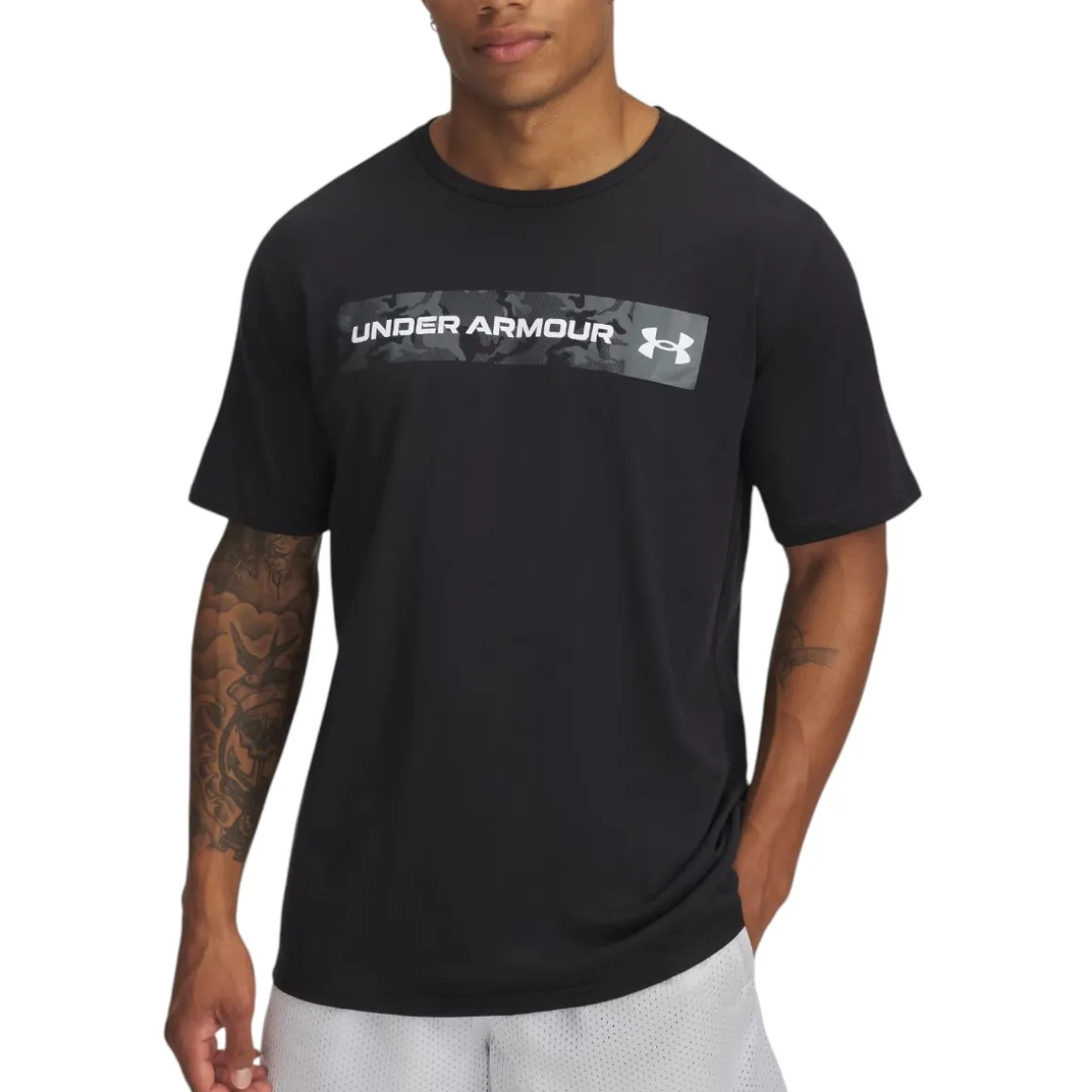Men's Camo Chest Stripe T-Shirt