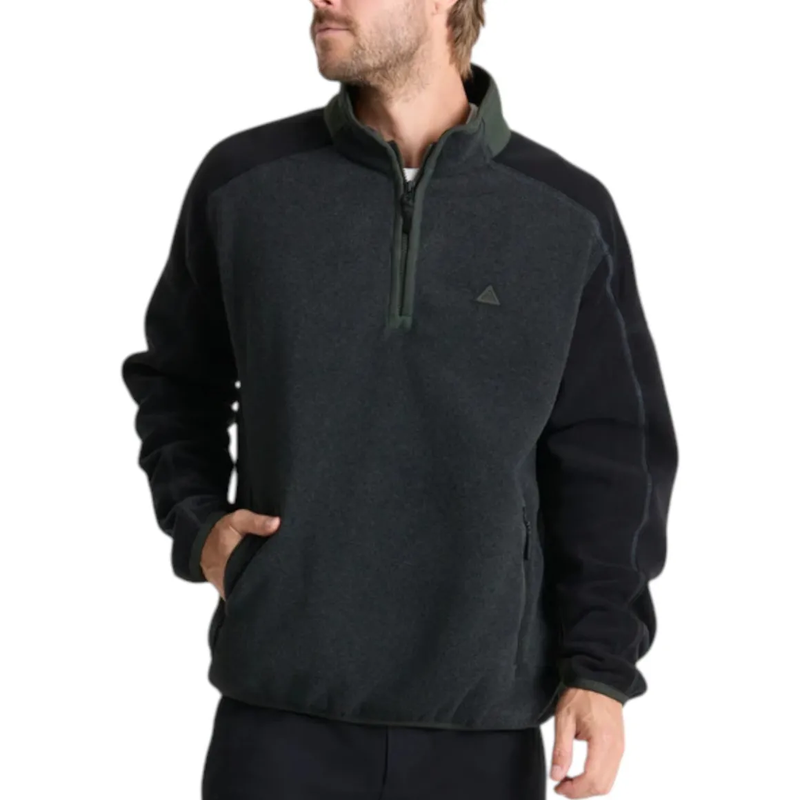 Men's Campover Fleece Mock Hoodie
