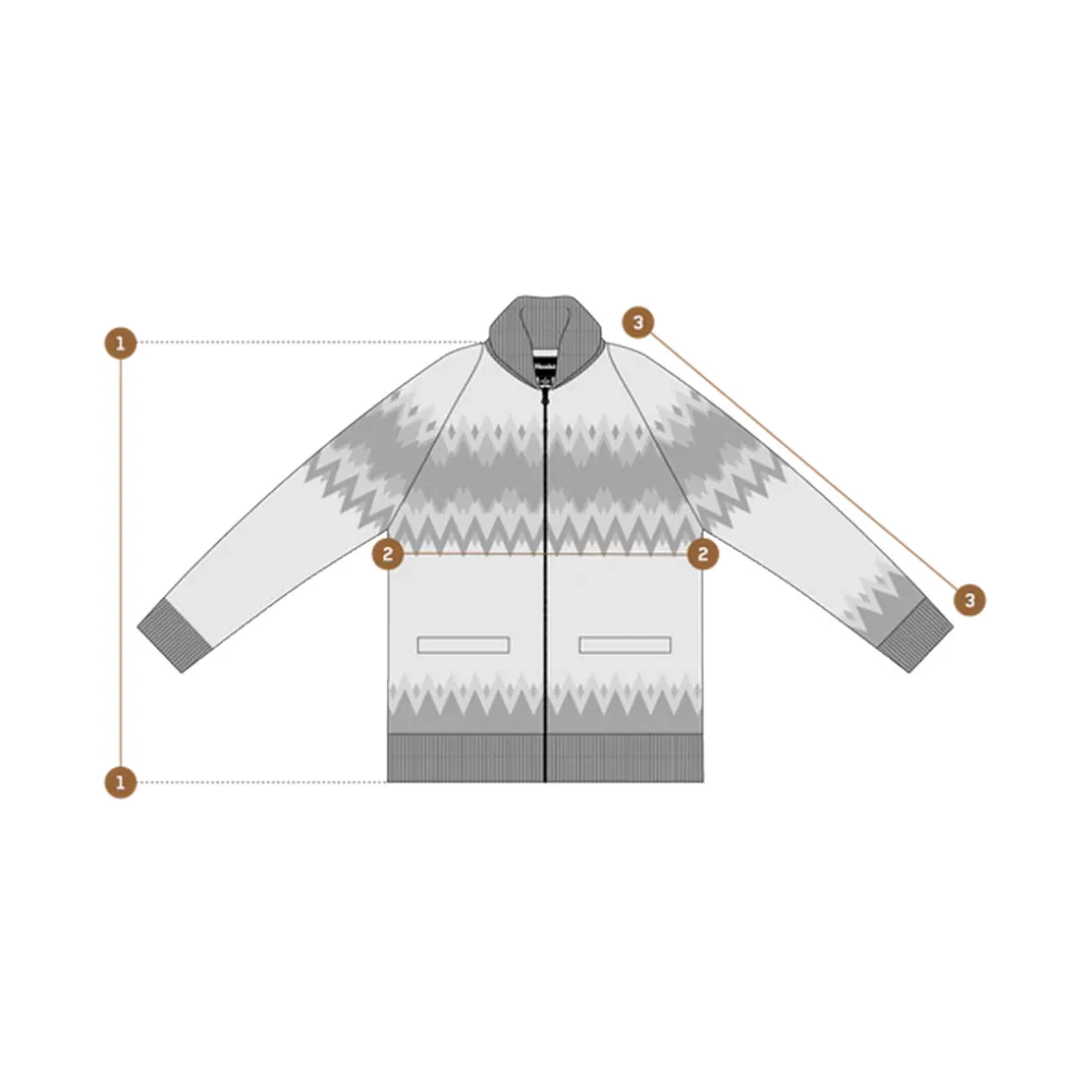 Men's Cardigan Northern Sweater