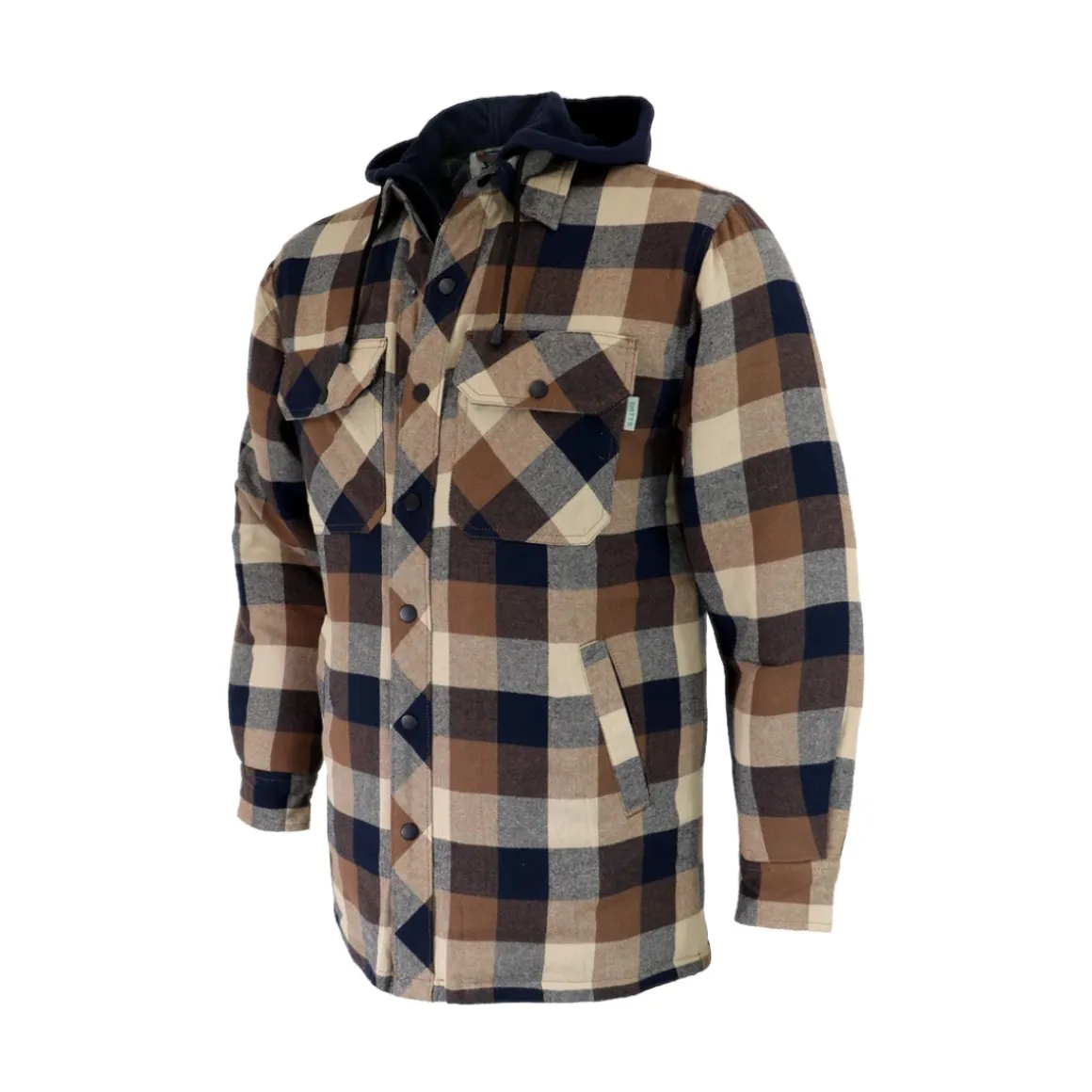 Men's 630DCF Flanel Lined Shirt with Hood
