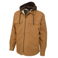 Men's Duck Sherpa-Lined Hooded Vest