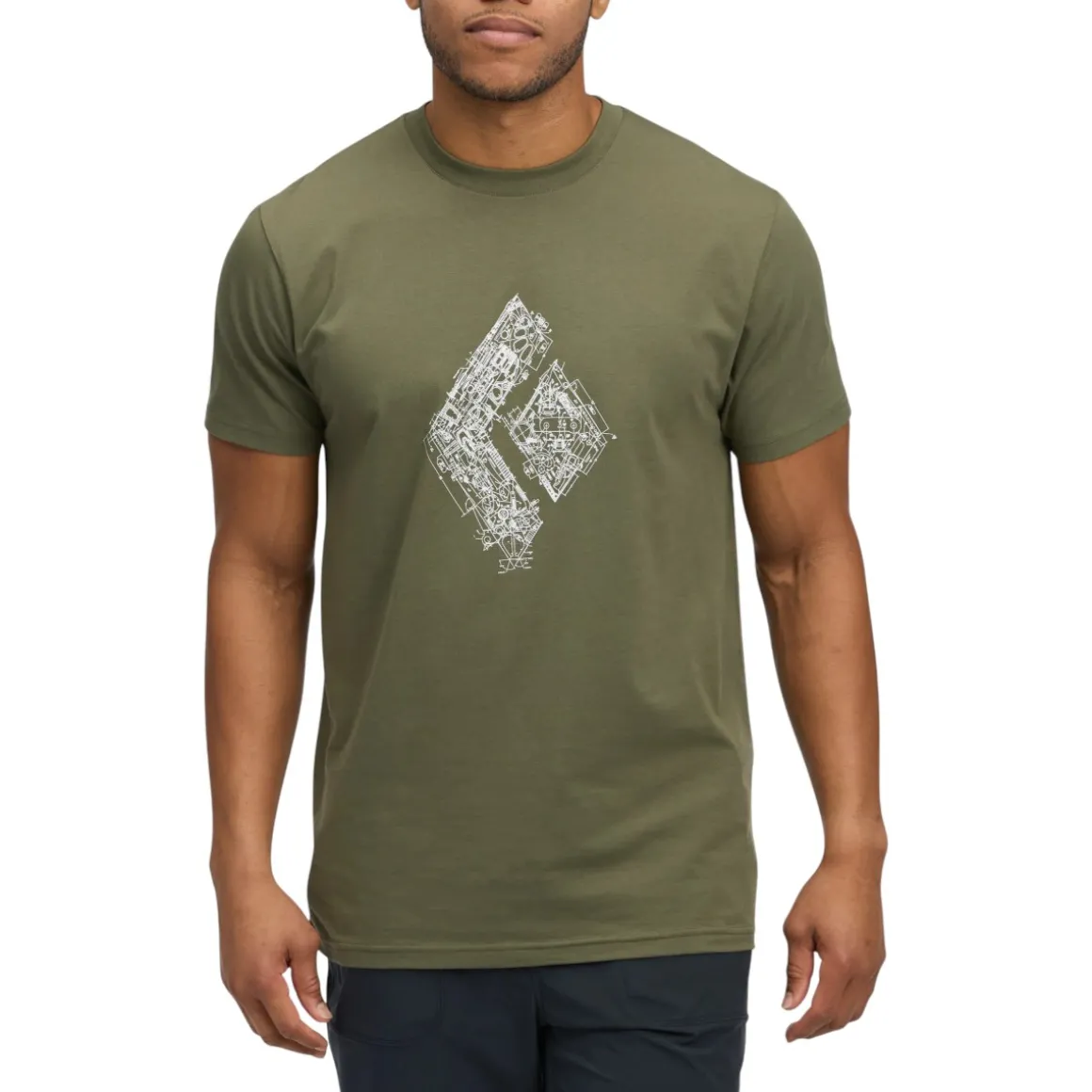 Men's Engineered Diamond Short Sleeve T-Shirt