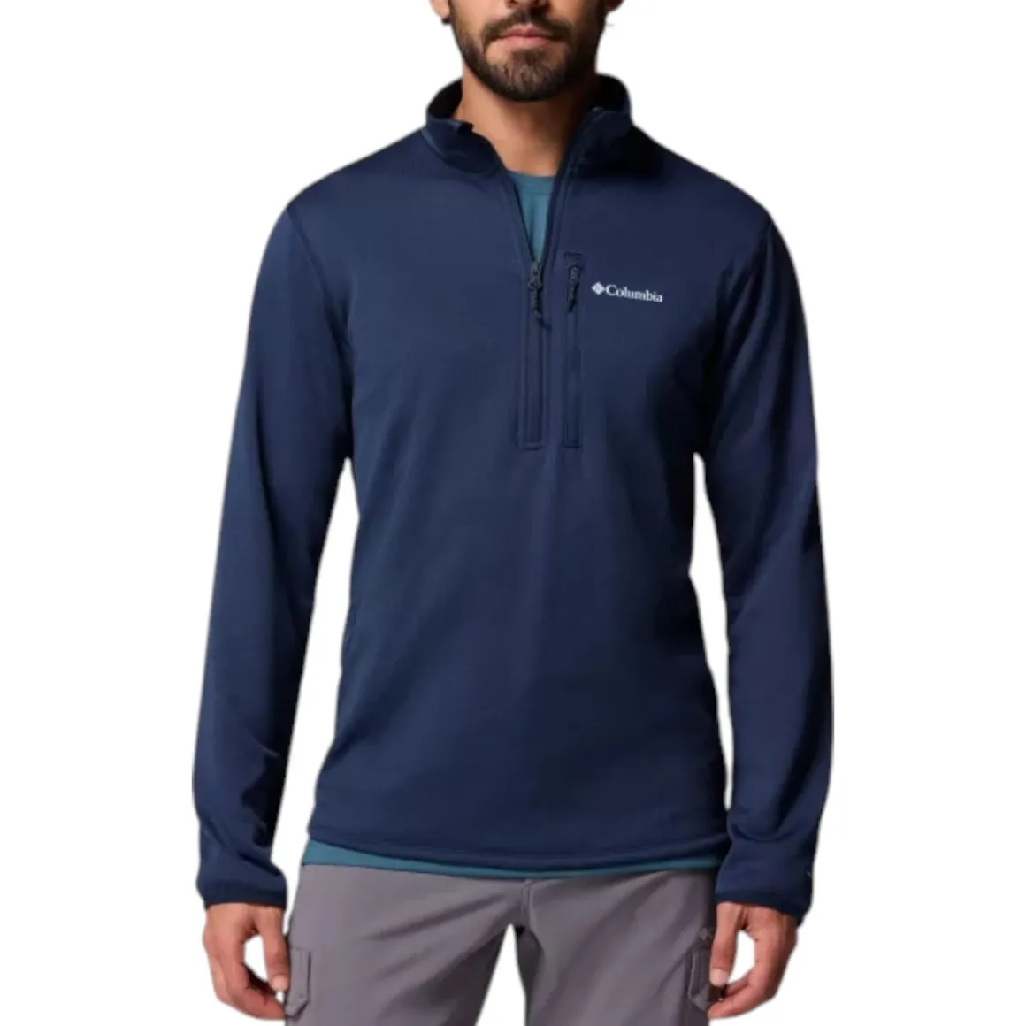 Men's Essential Hike™ Grid Fleece Half Zip Jacket
