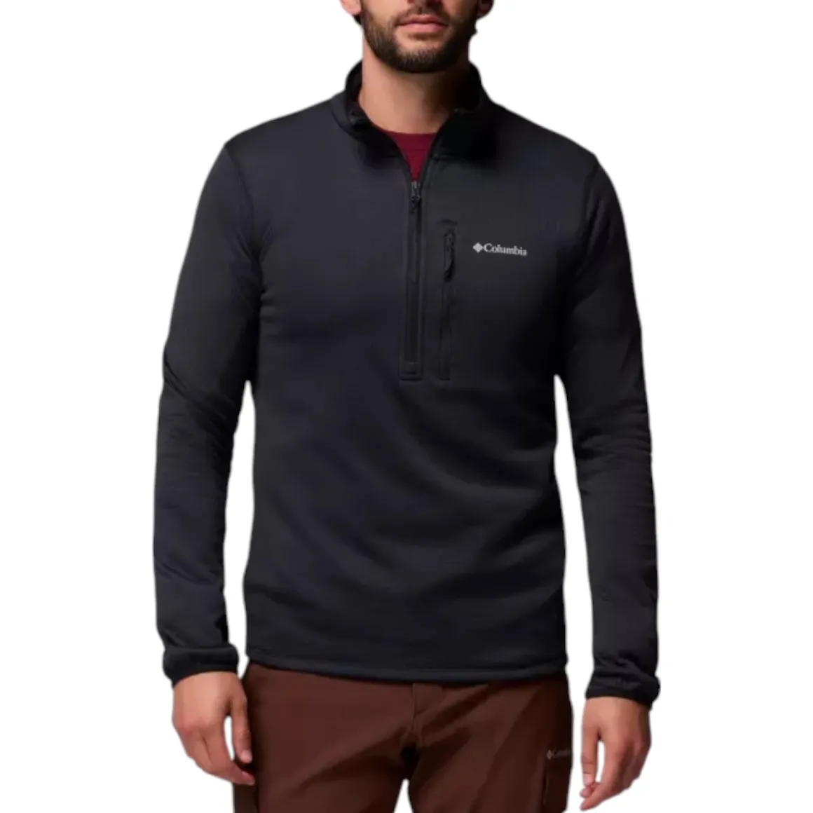 Men's Essential Hike™ Grid Fleece Half Zip Jacket