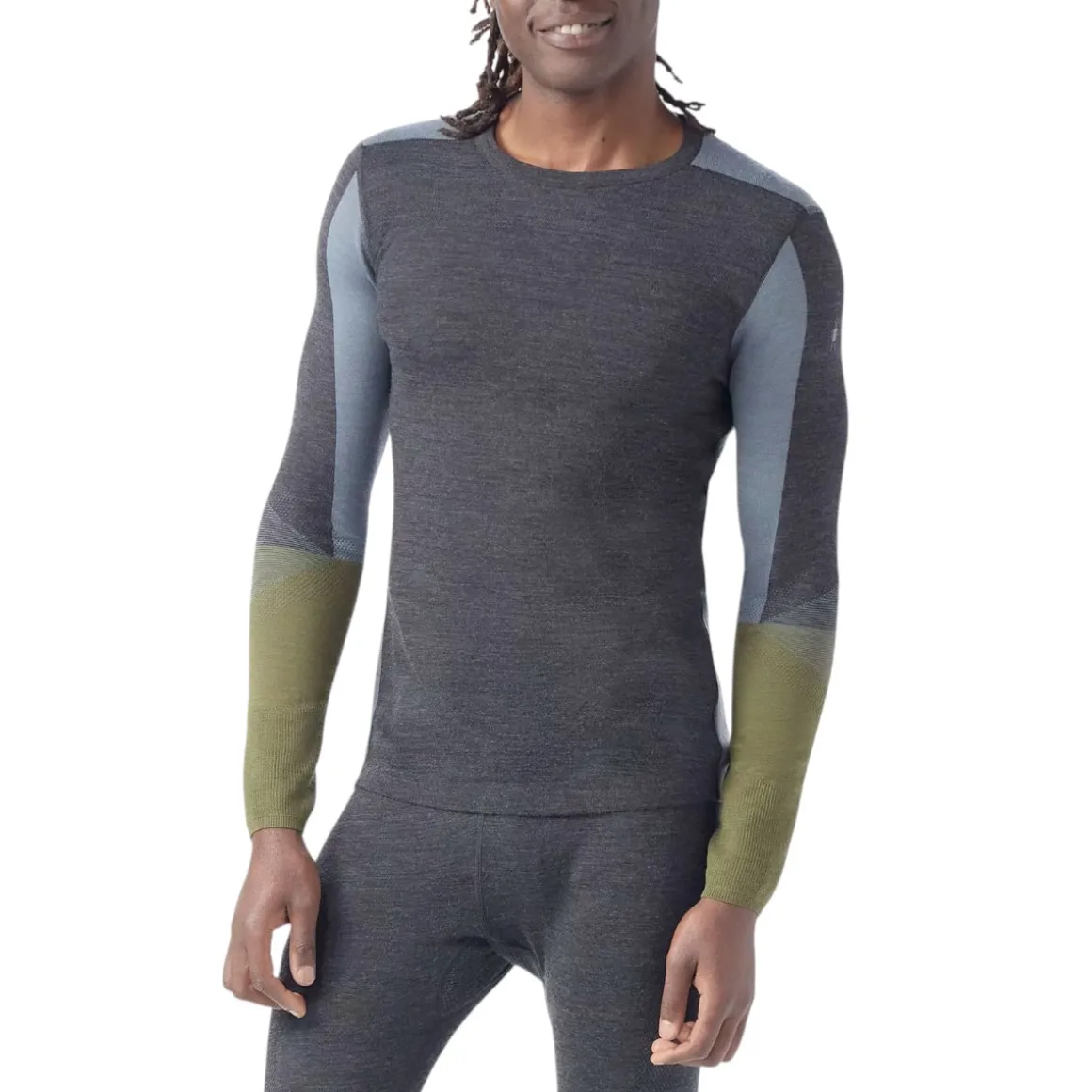 Men's Intraknit™ Thermal Merino Base Layer Colorblock Crew