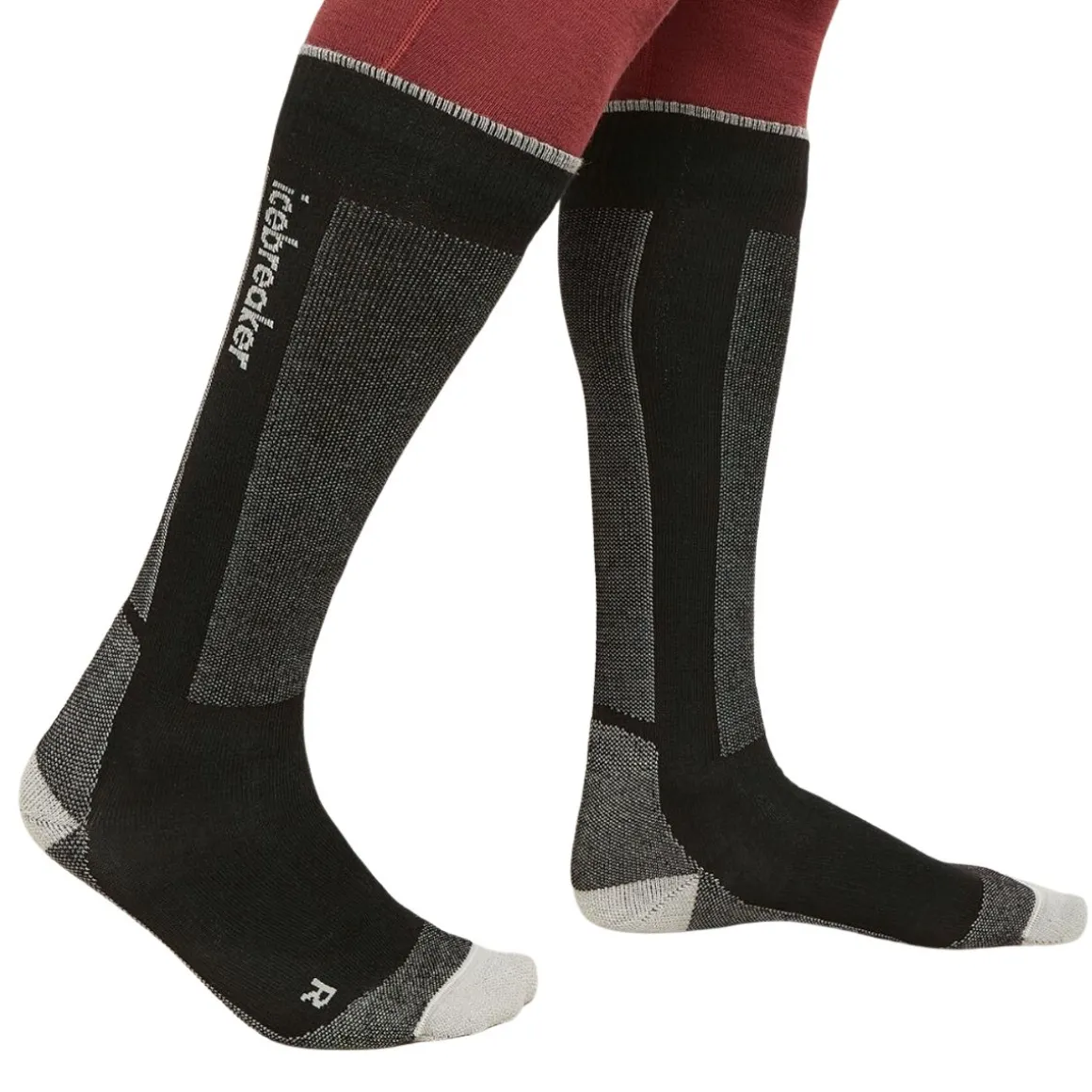 Men's Merino Ski + Light Over The Calf Socks