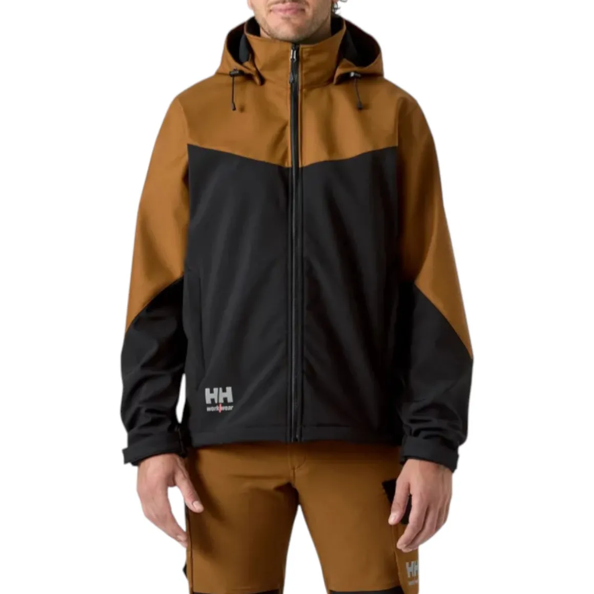 Men's Oxford Hooded Softshell Jacket