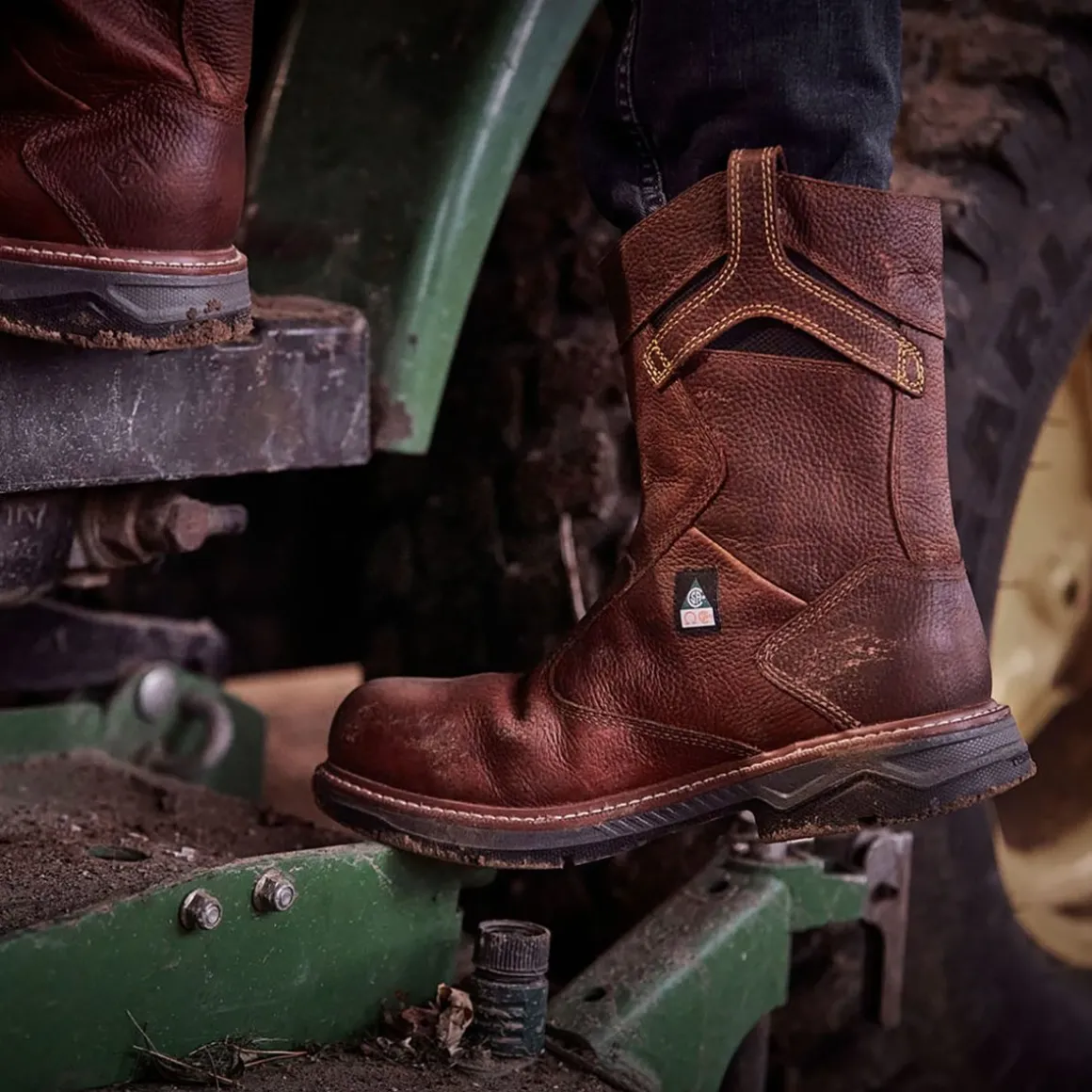 Men's Patton Wellington Waterproof Safety Boots