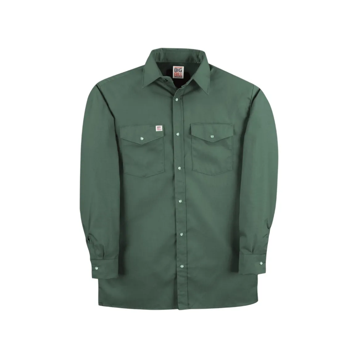 Men's Snap Work Long Sleeve Shirt 247