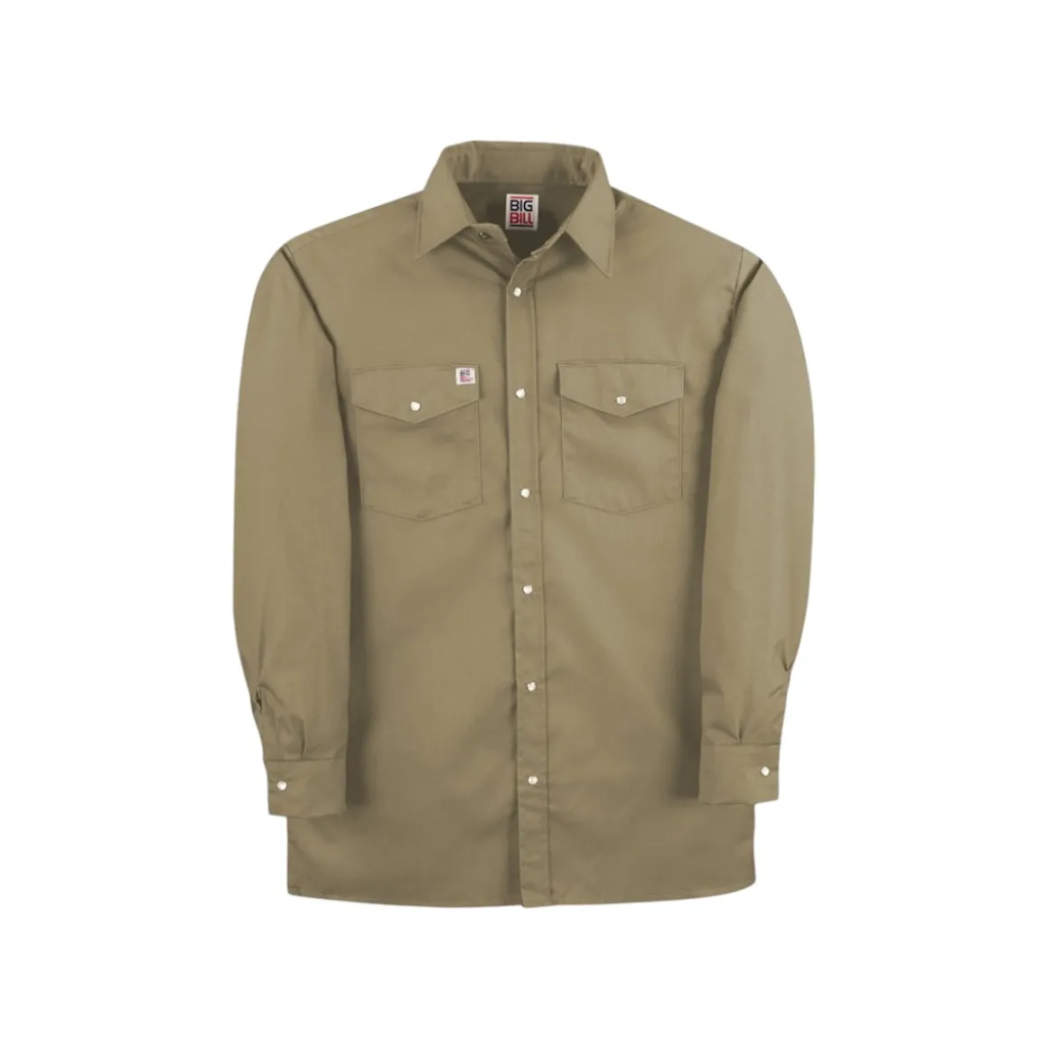 Men's Snap Work Long Sleeve Shirt 247