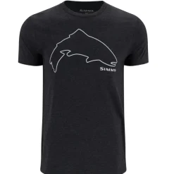 Men's Trout Outline Short Sleeve T-Shirt