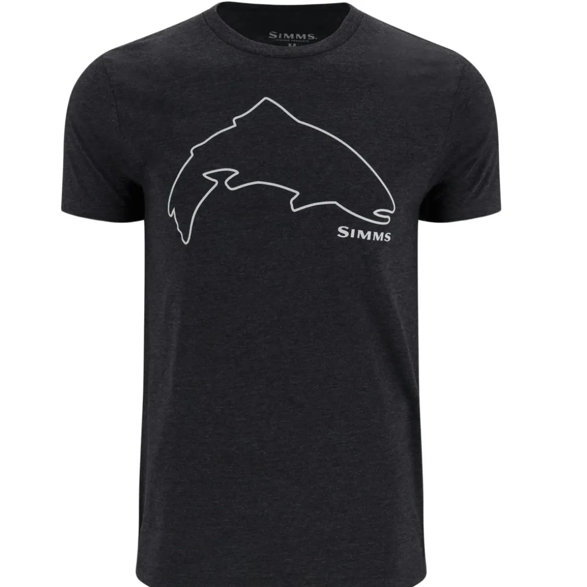 Men's Trout Outline Short Sleeve T-Shirt