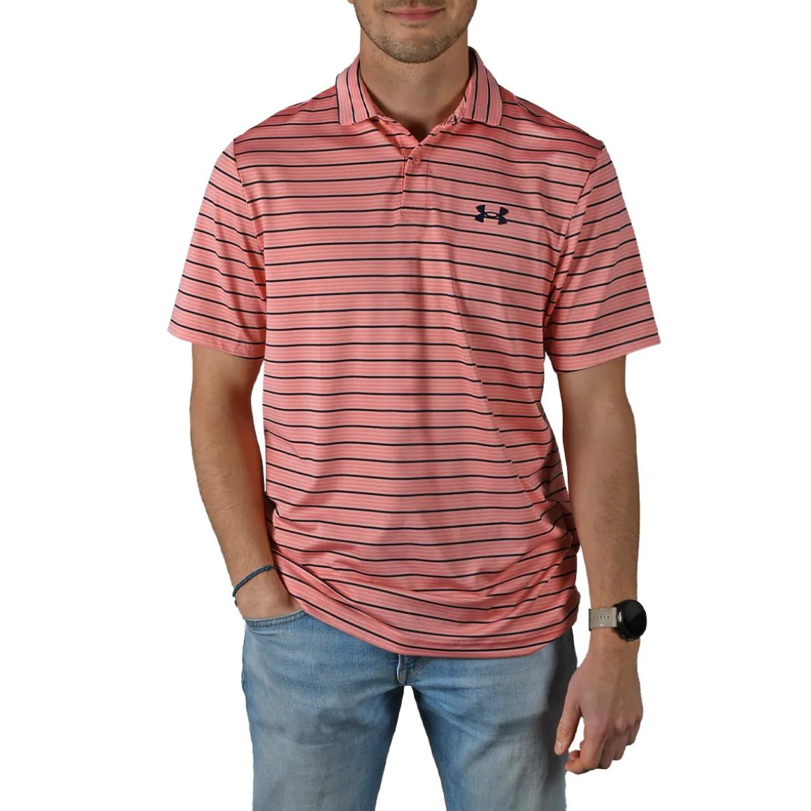 Men's UA Matchplay Stripe Polo