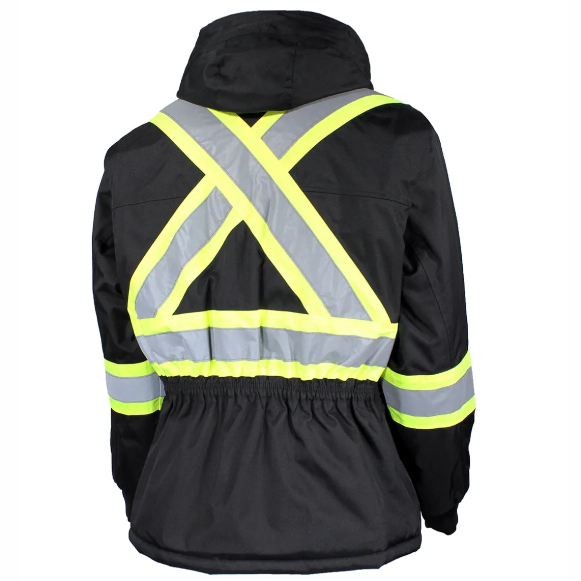 Men's Waterproof Work Coat With Reflective Stripes