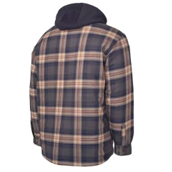 Men's WS06 Quilt Lined Hooded Flannel Jac-shirt