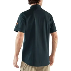 Fjällräven Shirts|Swimwear<Men's Abisko Trekking Short Sleeve Shirt Dark Navy