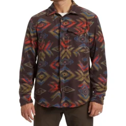 Billabong Shirts|Swimwear<Men's A/Div Furnace Flannel Shirt Plum