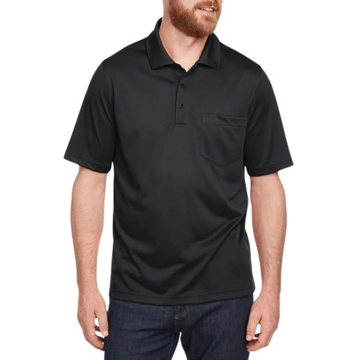 Non-specifiée Safety Shoes|Work Outerwear<Men's Advantage Snag Protection Plus IL Pocket Polo Black