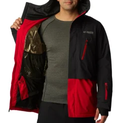 Columbia Insulated Jackets|Windbreaker Jackets<Men's Aerial Ascender II Jacket Mountain Red