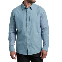 Kühl Shirts|Swimwear<Men’s Airspeed Long Sleeve Shirt Blue Slate