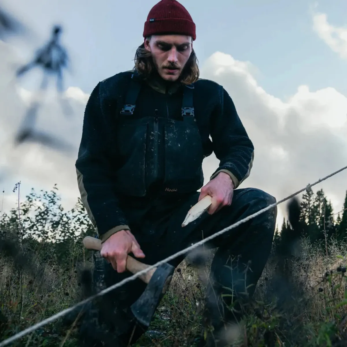 Hooké Waders And Wading Boots|Fishing Shirts And T-Shirts<Men's All-Terrain Waterproof Bib Black