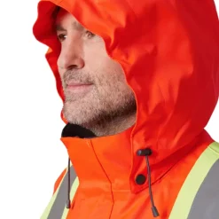 Helly Hansen Workwear Safety Shoes|Work Outerwear<Men's Alta Hi Vis Waterproof Jacket Orange