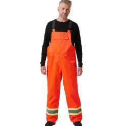 Helly Hansen Workwear Safety Shoes|Work Outerwear<Men's Alta Hi Vis Waterproof Shell Bib Pants Orange