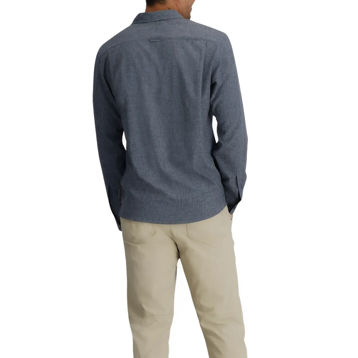 Royal Robbins Shirts|Swimwear<Men's Amp Lite Long-Sleeve Shirt Deep Blue Htr