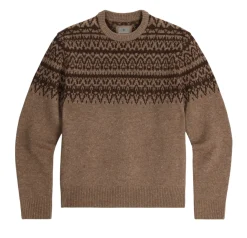 Royal Robbins Shirts|Swimwear<Men’s Arch Rock Crew Long Sleeve Sweater Saddle Htr Lassen Pt