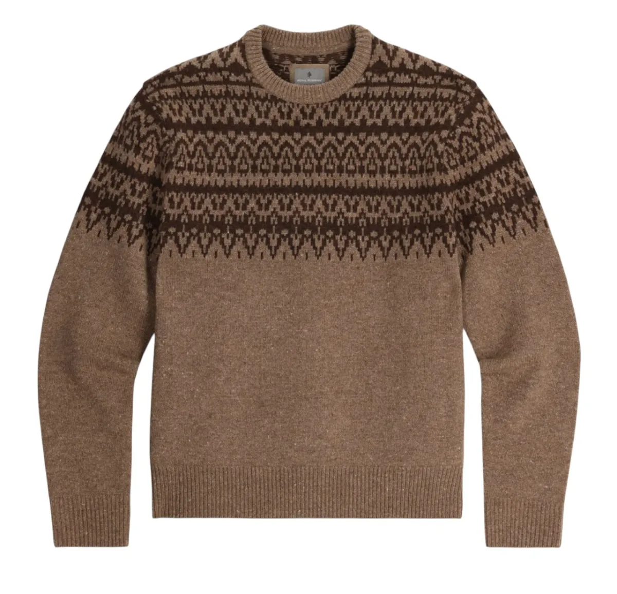 Royal Robbins Shirts|Swimwear<Men’s Arch Rock Crew Long Sleeve Sweater Saddle Htr Lassen Pt