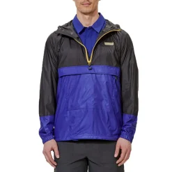 Chlorophylle Insulated Jackets|Windbreaker Jackets<Men's Batiscan Anorak Raven-bay blue