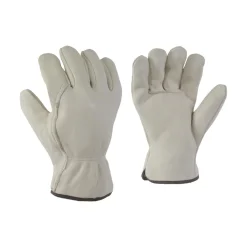 10/4 Job Safety Shoes|Work Outerwear<Men's 27-1004-B Leather Work Gloves Cream