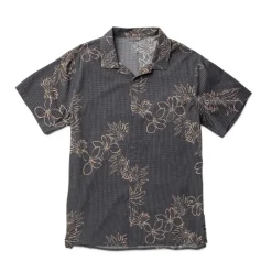 Roark Shirts|Swimwear<Men's Bless Up Trail Button Up Shirt Onyx Floral