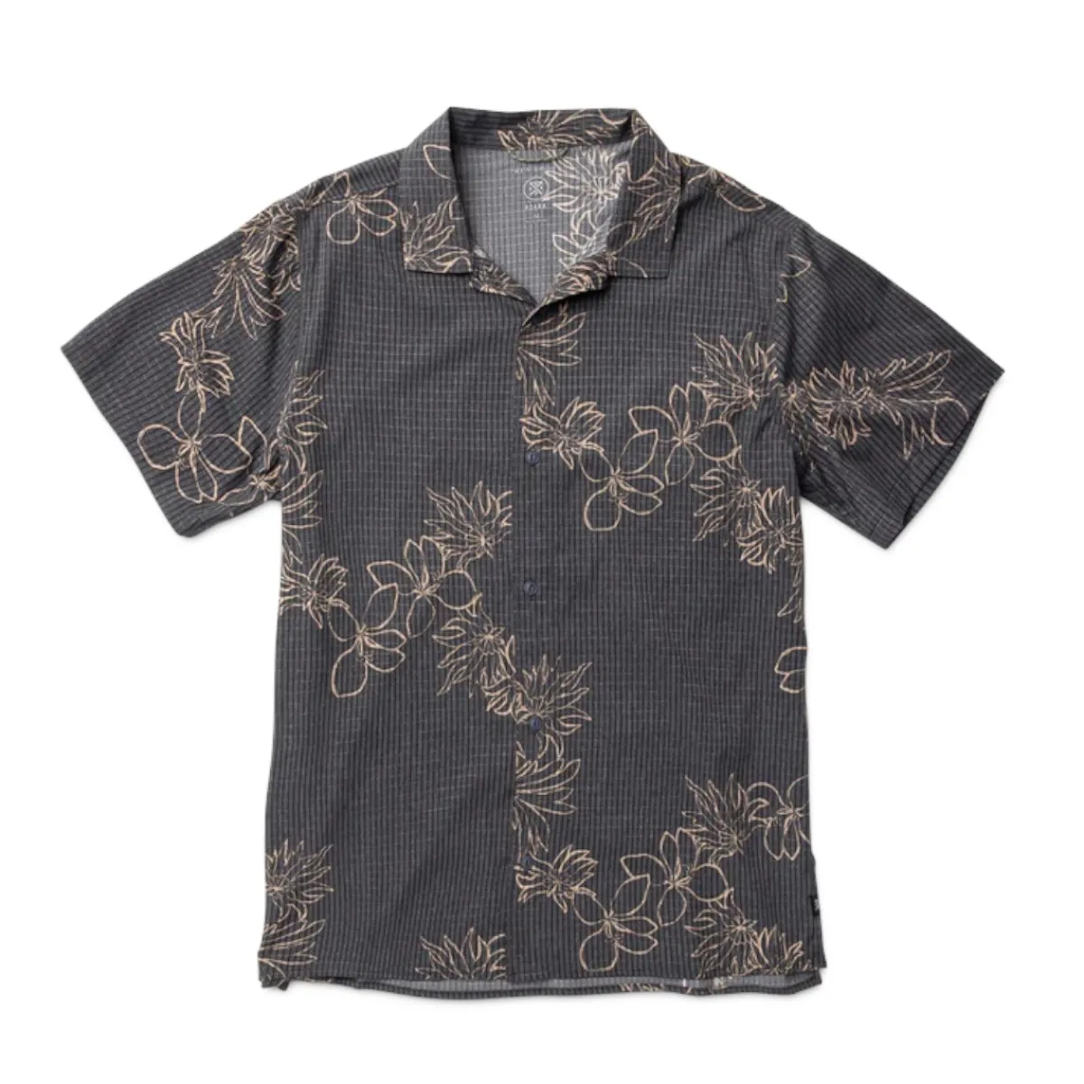 Roark Shirts|Swimwear<Men's Bless Up Trail Button Up Shirt Onyx Floral