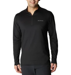 Columbia Shirts|Swimwear<Men's Bliss Ascent 1/4 Zip Pullover Black