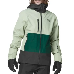 Picture Organic Clothing Insulated Jackets|Windbreaker Jackets<Men's Broader 3L Jacket Shadow Pdrsa Pine Black