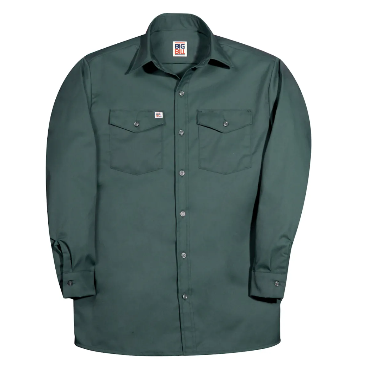 Big Bill Safety Shoes|Work Outerwear<Men's Button-Up Long Sleeve Work Shirt 147