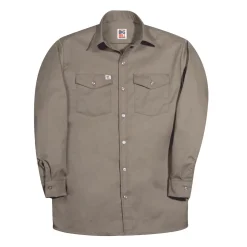 Big Bill Safety Shoes|Work Outerwear<Men's Button-Up Long Sleeve Work Shirt 147