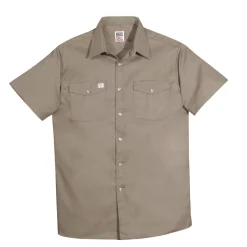Big Bill Safety Shoes|Work Outerwear<Men's 137 Button-up Short Sleeve Work Shirt