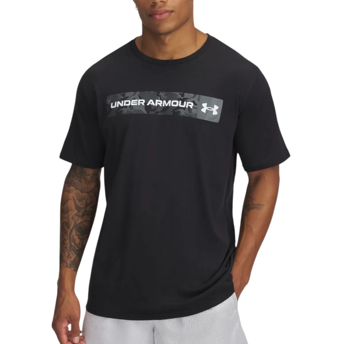 Under Armour Shirts|Swimwear<Men's Camo Chest Stripe T-Shirt
