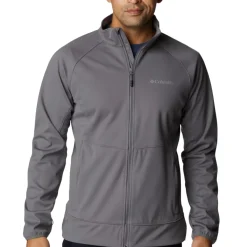 Columbia Insulated Jackets|Windbreaker Jackets<Men's Canyon Meadows Softshell Jacket City Grey
